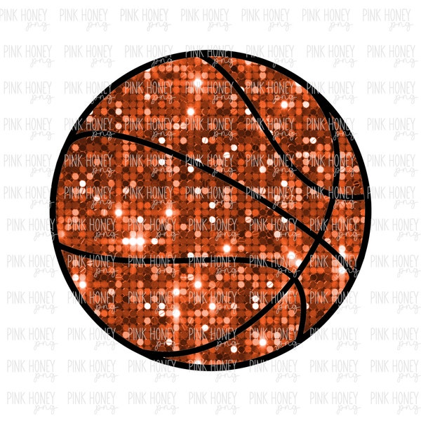 GLITTER Basketball PNG Sequin Basketball PNG Basketball Png Sports Digital Design Cute Balls Png Basketball Digital Design