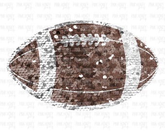 GLITTER Football PNG Sequin Football PNG Football Png Sports Digital Design Cute Balls Png Football Digital Design Sparkly Ball Png