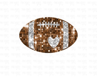 GLITTER Football PNG Sequin Football PNG Football Png Sports Digital Design Cute Balls Png Football Digital Design Sparkly Ball Png Trendy