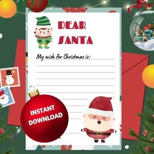 Carta a Papá Noel, Papá Noel y Elfo