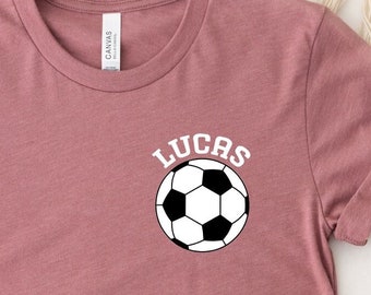 Personalized Soccer Shirt, Personalized Soccer Mom Shirt, Personalized Name Tee, Game Day Soccer Tee, Custom Soccer Shirt, Soccer Team shirt