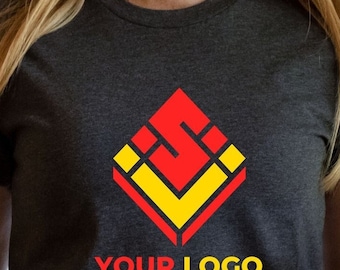 Custom Logo Shirt, Your Business Logo or Brand Logo Shirt, Logo Shirt, Custom Shirt, Personalized Shirt, Colorful Logo Shirt, Your Logo Here