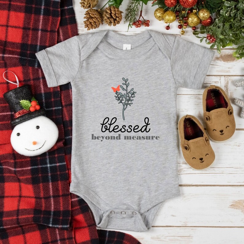 Blessed Baby Onesie, Religious Bodysuit, Blessed Girl Onesie, Baby