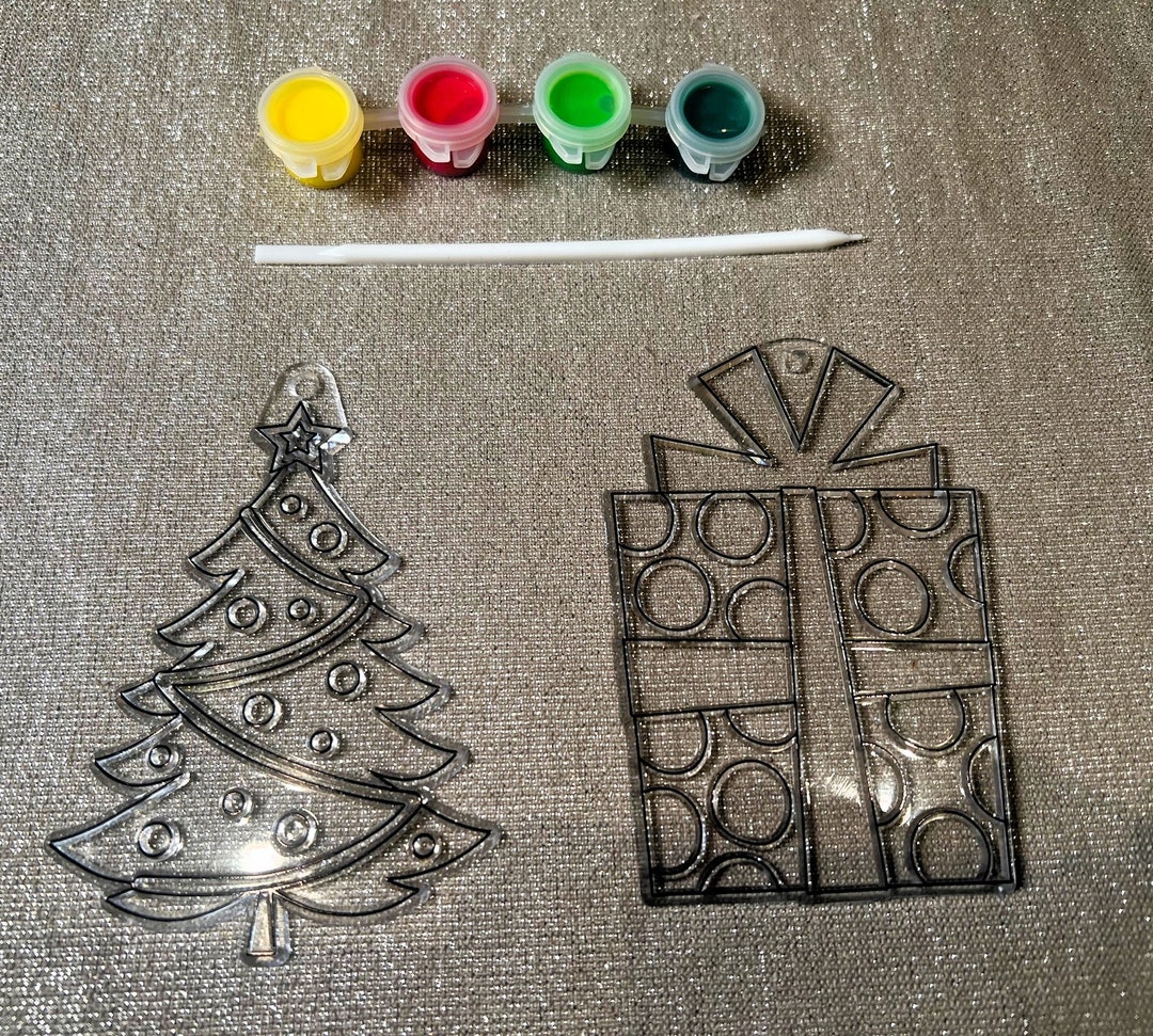Festive DIY Christmas Suncatcher Craft Kit Create 4 Holiday