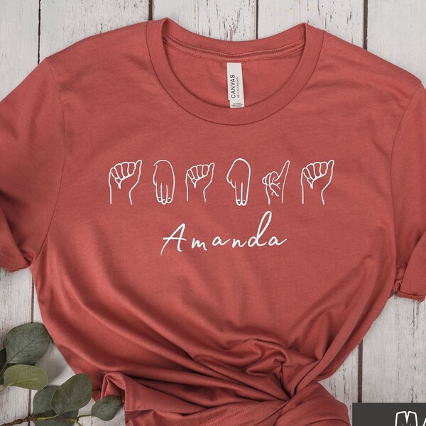 Sign Language Shirt - Etsy