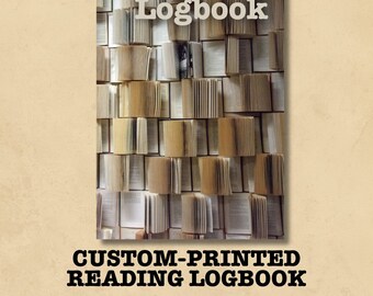 Vintage Paper: A Custom-Printed Reading Logbook With Room For 150 Books + Notes! Organize & Rank Your Reading List! Reading Goals!