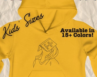 Kids' I'd Rather Be Reading Hoodie - Available in 4 sizes & 9 colors! Let your child show off their love of reading with this sweatshirt!