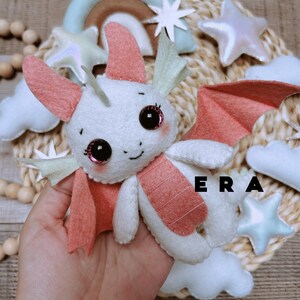 Dragon Set PDF Pattern. Stuffed Animal Pattern. Cute Dragon Plush. DIY Felt Toys Dragon/ Rainbow/ Moon/ Sparkle/ Cloud/ Star. Great DIY Gift image 10