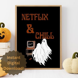 Cute Halloween art Fun fall décor Funny Halloween art Pictures for Halloween Ghost décor Couples Halloween art Poster art Halloween gallery
