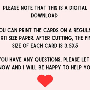 Affirmation Cards for Kids, Printable. Positivity Cards, Building Confidence Cards for Kids. Colorful Gift for Kids, Motivation for Kids image 8