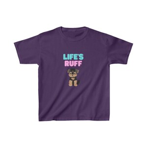 Life&#39;s Ruff Yorkie, Youth,  Cool, Funny, Nostalgia, cute, puppy, fun gift, funny gift, woolen clad wolf, dog lovers, kid shirt