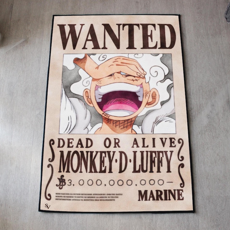 Luffy Bounty Poster Etsy