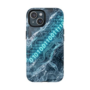 Glacial Code Tech Science Handyhülle Bio Tech Ethereal Binary Design