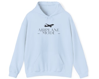 Modo avión / Sudadera con capucha unisex