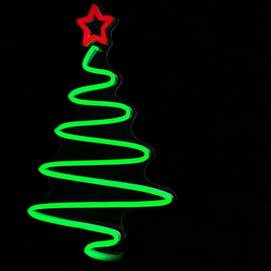 Christmas Neon, Christmas Neon Led, Christmas Tree Neon, Christmas Tree