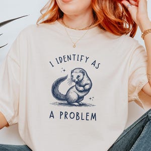 Ferret Shirt Sarcastic Shirt Cursed Shirt Unhinged Shirt Ironic Shirt Oddly Specific Shirt Weird Shirt Weirdcore Clothing Dumb Shirt