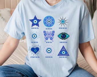 Evil Eye Shirt Mystical Shirt Witchy Clothes Magical Shirt Namaste Shirt Top Selling T Shirts Hippie Shirt Boho Shirt Trendy Shirt