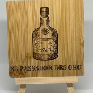 Personalized wooden coasters