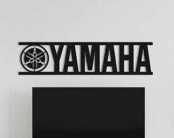 Yamaha Motorcycles Metal Wall Sign, Yamaha Motorcycles Emblem, Sign for Office, Gift For Riders, Man Cave Wall Art, Yamaha Motorcycles