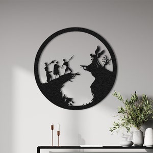 The Tale Of the Three Brothers Metal Wall Decor, Movie Scene Wall Sign, Gaming Room Art, Magic Art, Unique Wall Decor, Kids Wall Decor