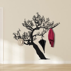 Branch Extra Large Coat Rack Metal Wall Hanger, Metal Decor Hooks, Modern Coat Rack Entryway Organizer, Big Tree Hanger, Modern Wall Hanger