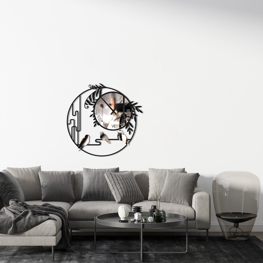 Riflessi Orologio Led Da Parete Grande Orologio Specchio Riflessi