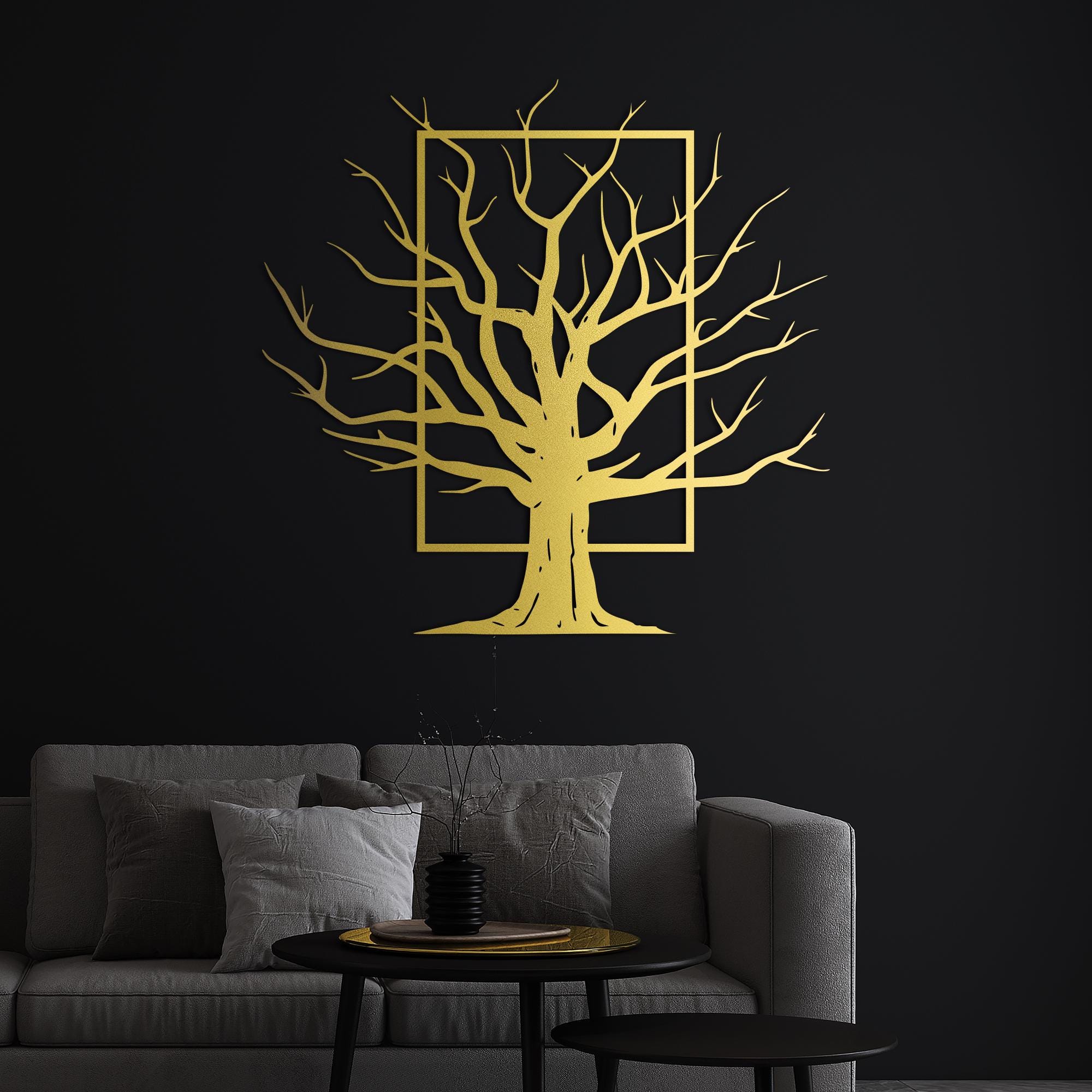 Extra Large Metal Tree Branch Wall Art: Farmhouse Decor - Etsy