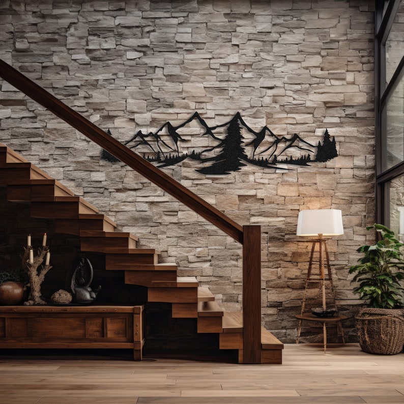 Large Mountain Wall Decor Mountain Wall Art Nature Mountain Etsy