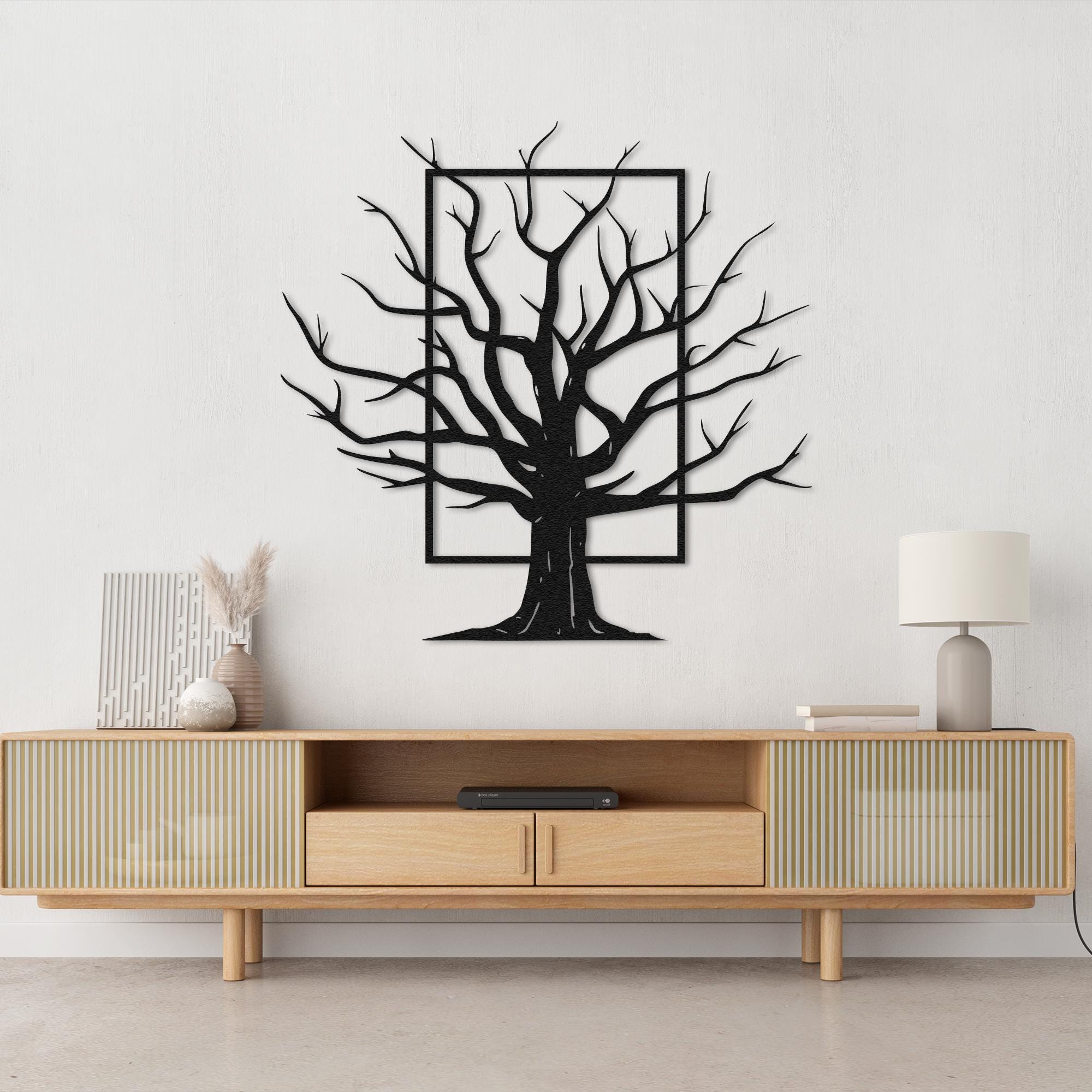 Extra Large Metal Tree Branch Wall Art: Farmhouse Decor - Etsy