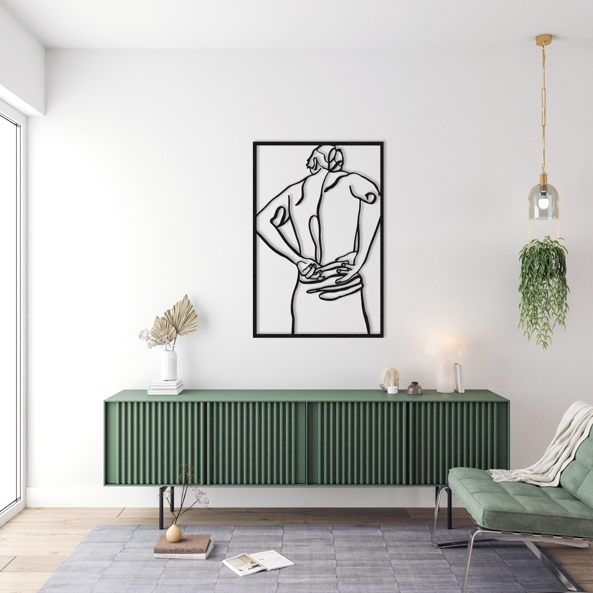 Masculine Man Bathroom Wall Art, Man in Bathrope Metal Bathroom Wall Decor, Male Body Wire Art, Minimalist Line Art, Housewarming Gift