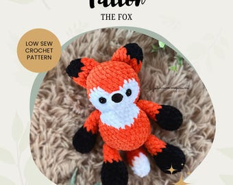 Fallon the Fox Crochet Pattern - Amigurumi Plushie (Digital PDF File)