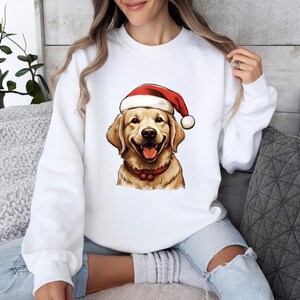 Golden Retriever Sweatshirt For Dog Lover Gift Retriever Sweater Christmas Gift Dog Dad Gift For Dog Mom Retriever Christmas Sweater Gift