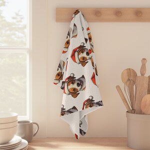Jack Russel Terrier Towel Terrier Dish Towel Gift For Dog Lover Kitchen Towel Terrier Gift For Dog Mom Towel Gift Christmas Dog Owner Gift