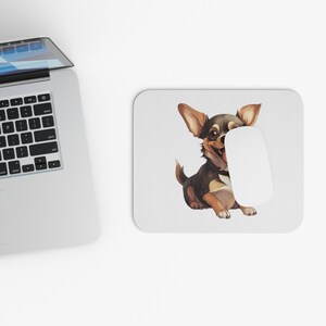 Chihuahua Dog Print Mousepad: Gift For Dog Lover