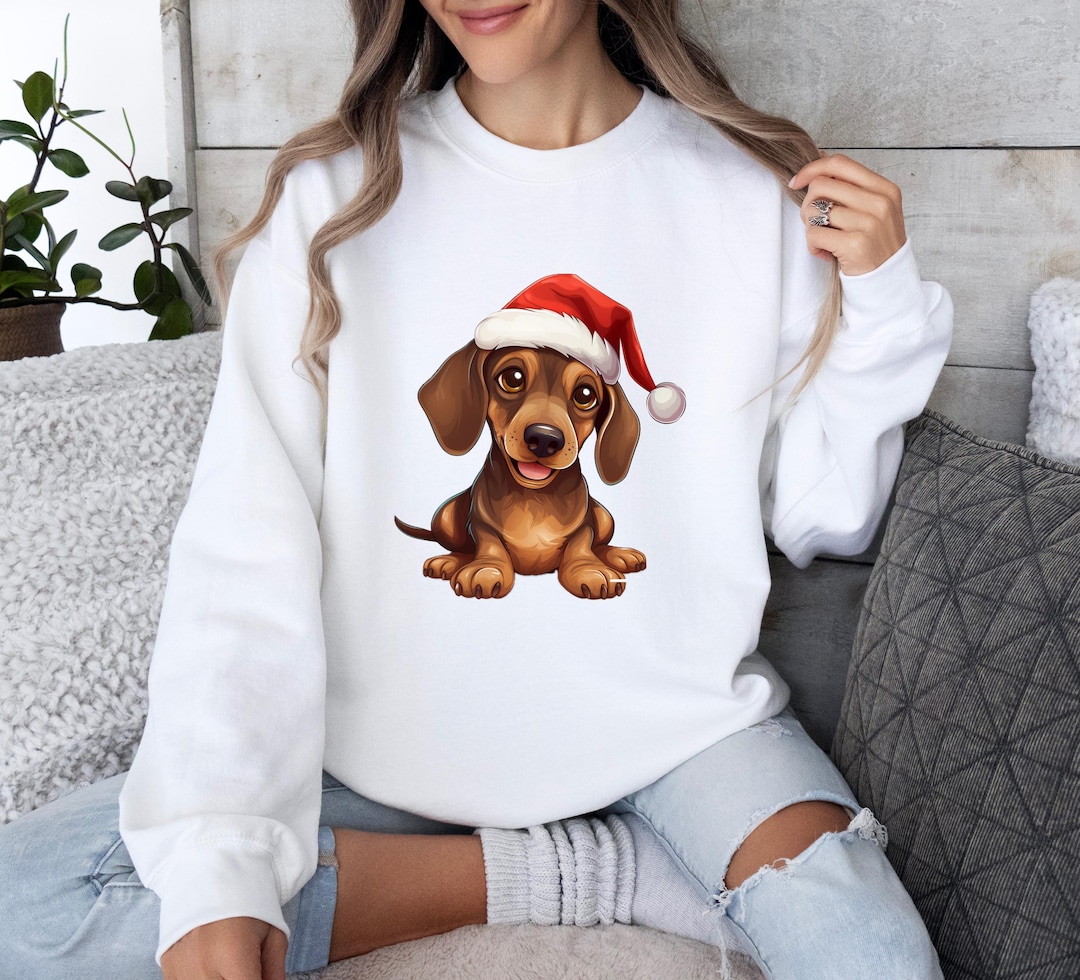 Knitting Pattern Christmas Dachshund Jumper Dog Clothes Weiner Dog