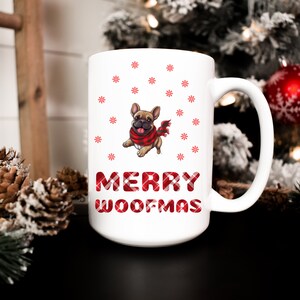 Frenchie Christmas Mug: Holiday Dog Lover Gift