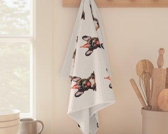 French Bulldog Birthday Kitchen Towel: Dog Lover Gift