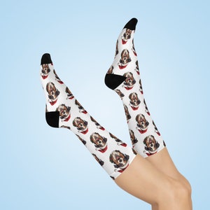 Australian Shepherd Christmas Socks Dog Lover Gift, Australian Shepherd Gifts For Dog Owner, Dog Mom Gift For Xmas