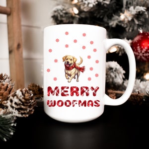 Labrador Christmas Mug Gift For Dog Lover Labrador Holiday Mug Christmas Gift For Dog Mom Dog Dad Gift Labrador Coffee Mug