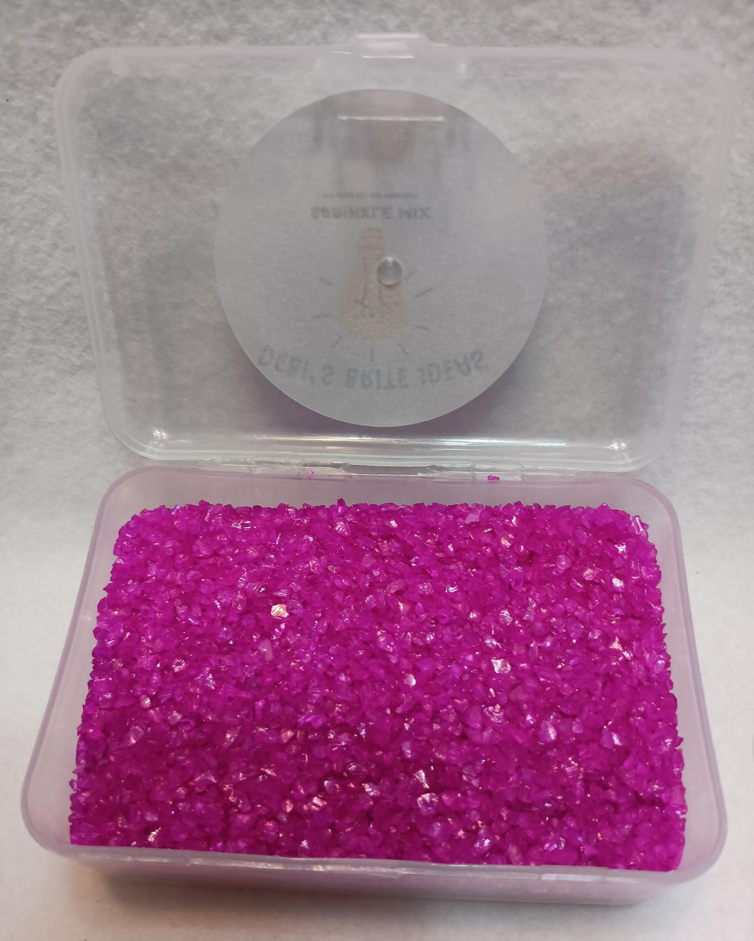 Crushed Glitter Rock Hot Pink Sprinkle 100G - Etsy