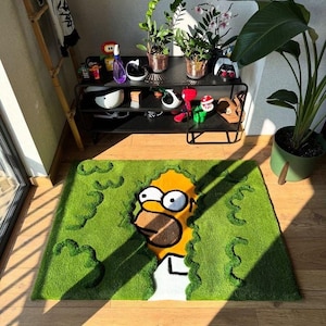 ホーマーシンプソン　ラグ Homer simpson rug - Etsy 日本