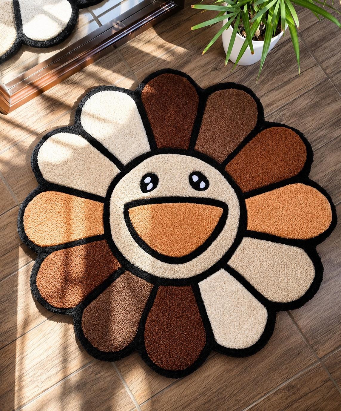 Takashi Murakami Flower Rug - Etsy