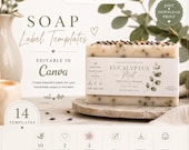 Luxury Soap Label Templates Bundle | Editable Canva Soap Packaging Labels |  Branding Kit