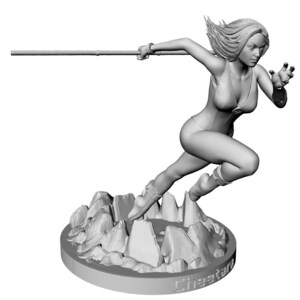 Cheetara STL files Standing from Thundercats