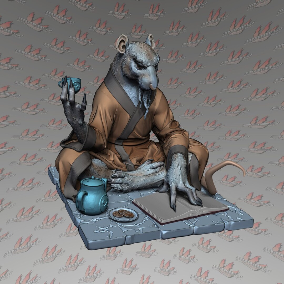 TMNT Splinter 3d Model Figure STL File Download Stl - Etsy Australia