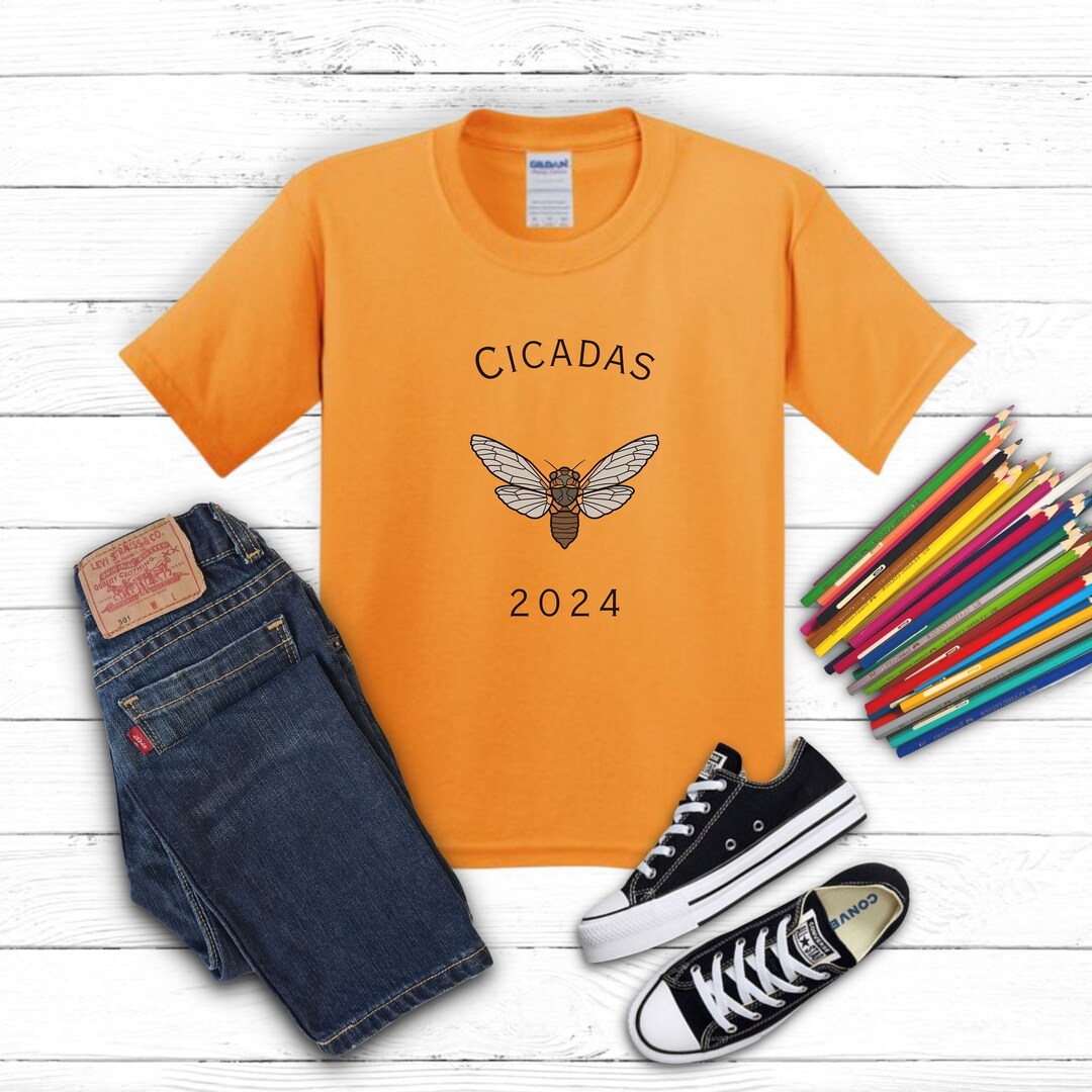 Cicadas 2025 Tshirt Brood X Shirt for Youth Tee for Bug Lover Tshirt
