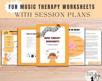 Music Therapy Worksheets and Session Plans Therapy Tools
