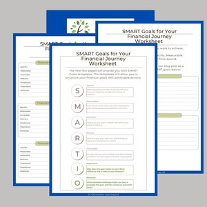 SMARTIO Financial Goals Worksheet – Achieve Your Money Dreams with Precision