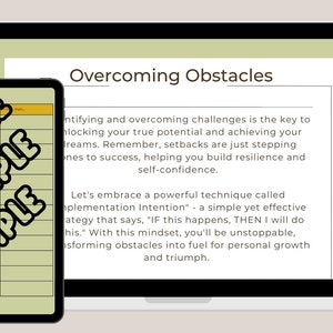 Mastering Obstacles: SMART Action Plan & Implementation Intention ...