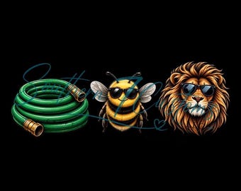 Hoes Be Lyin PNG | Funny Bee Lion Adult Humor Design (Digital Download)